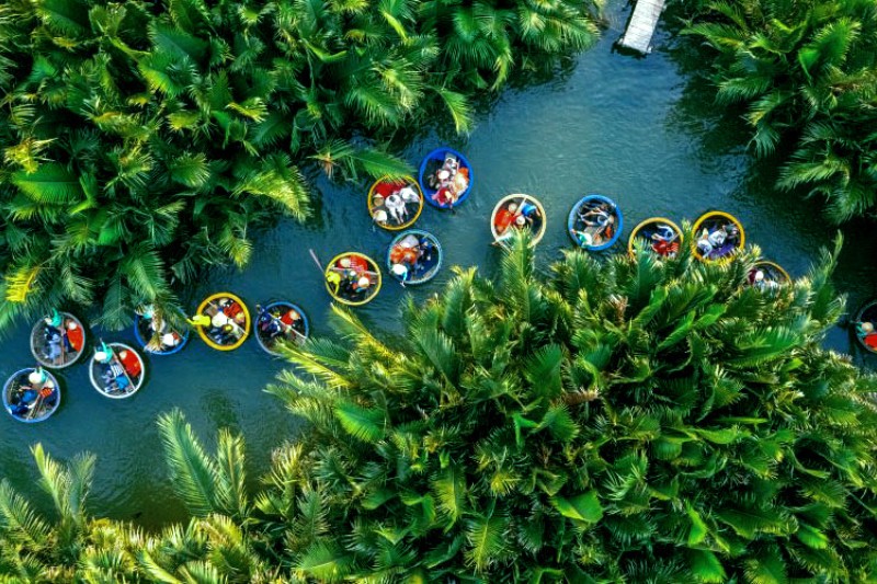 Làng Dừa Nước – Hơi thở yên bình của miền sông nước